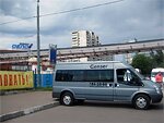 Бесплатный автобус Genser в пункт аренды автомобилей АрендаАвто-крл на ул.Добролюбова